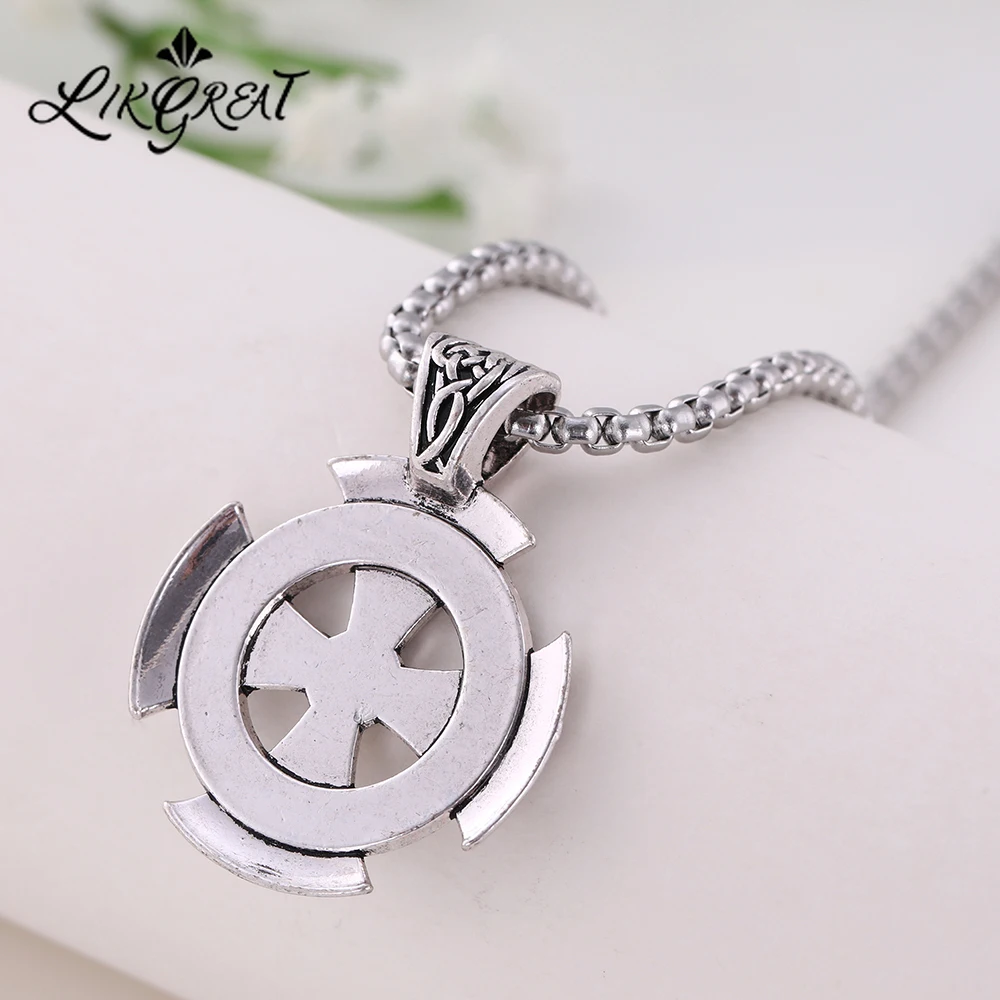 Цепь-амулет LIKGREAT из нержавеющей стали для мужчин ювелирное изделие винтажный