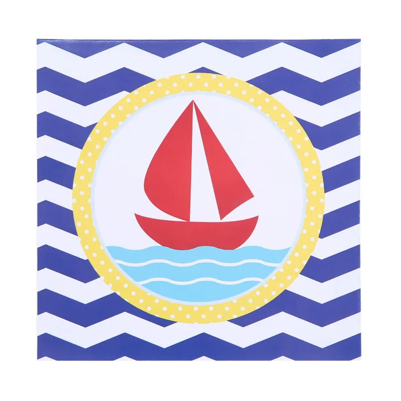 Новое поступление бумажные соломинки на тему парусной тематики для вечеринки в