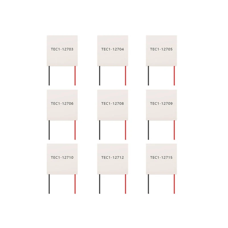 

40*40MM TEC1-12706 12703 12704 12705 12708 12709 12710 12712 12715 Thermoelectric Cooler Peltier 12V Elemente Module