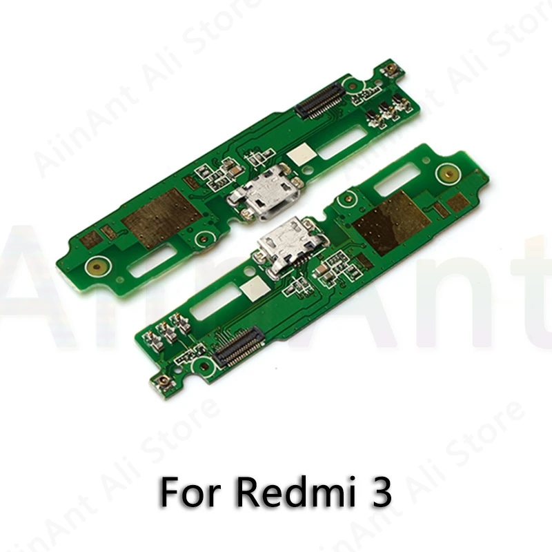 For Redmi 3 USB Дата зарядный порт зарядное устройство док-разъем гибкий кабель для Xiaomi Redmi Note 3 3s 4 4x Pro Prime Замена - Цвет: For Redmi 3