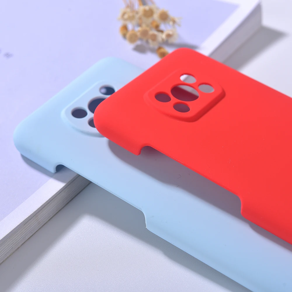 Мягкий силиконовый чехол с полным покрытием для Xiaomi POCO X3 NFC Защита камеры
