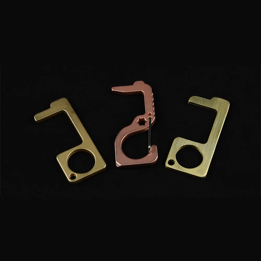 Гигиенический ручной антимикробный латунный Открыватель для двери