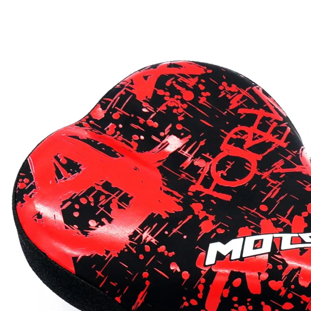 Велосипедное седло с принтом граффити дышащее амортизирующее эргономичное