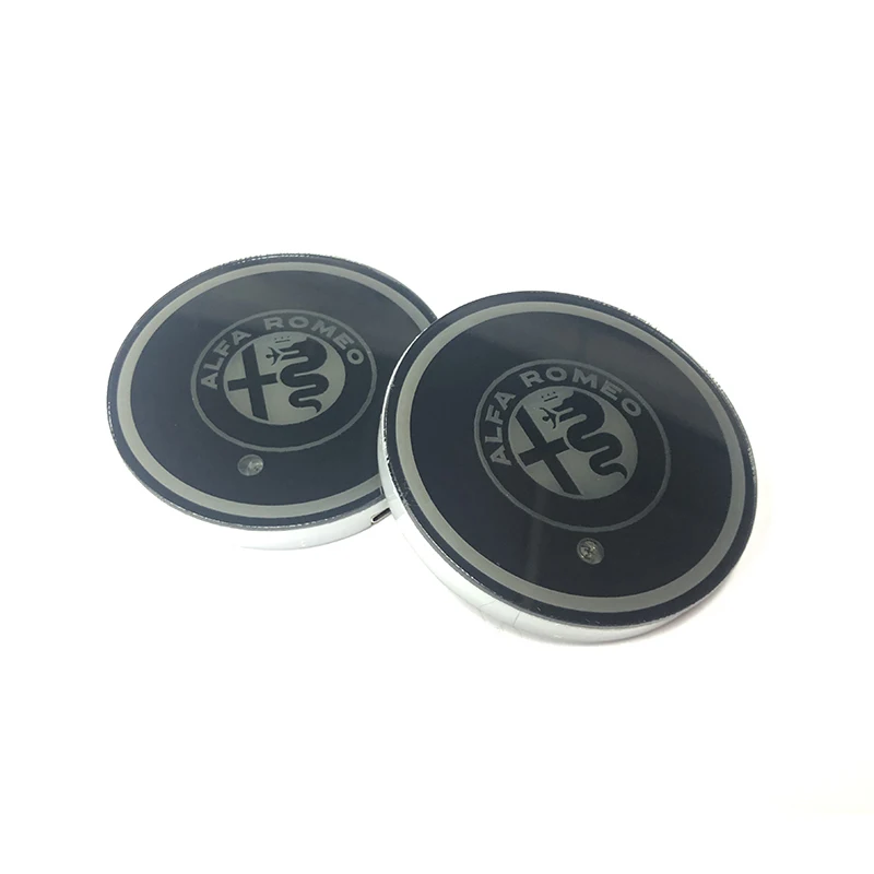 Автомобильный светодиодный подстаканник светящийся коврик для Kia Sportage Rio 3 4 Ceed