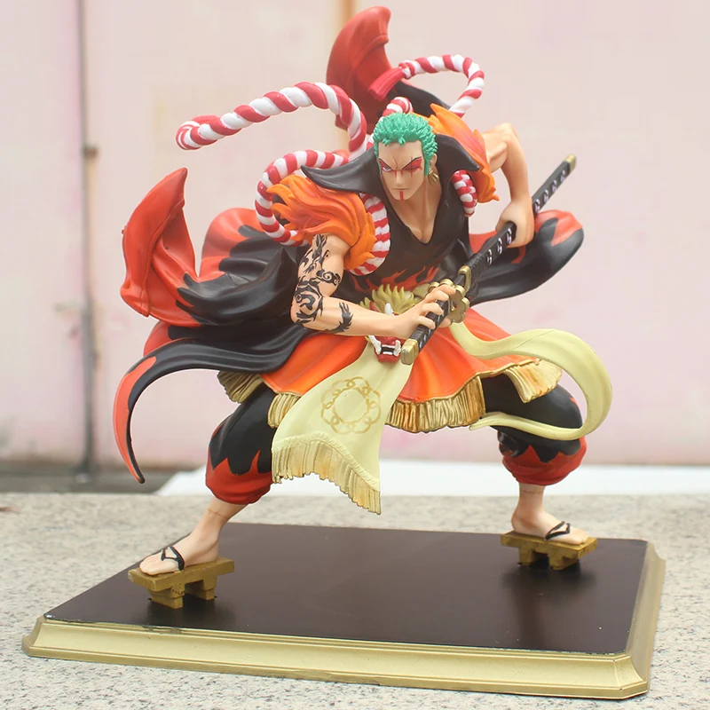 Экшн-фигурка из ПВХ 24 см Gk Roronoa Zoro Kabuki Version декоративная Коллекционная модель