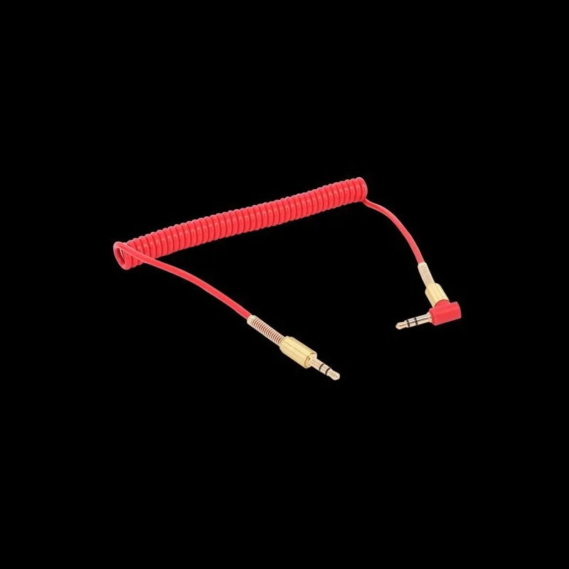 Стерео 3 5 мм аудио кабель позолоченный 90 градусов локоть штекер прямой Мужской AUX