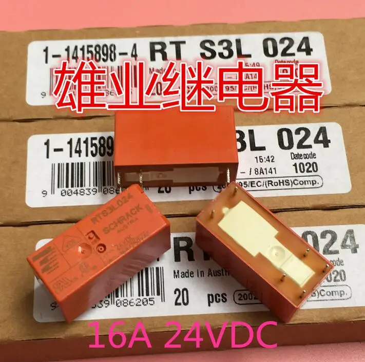 

IN STOCK relay RTS3L024 24VDC RTS3L024-24VDC 24VDC DC24V 10PCS/LOT