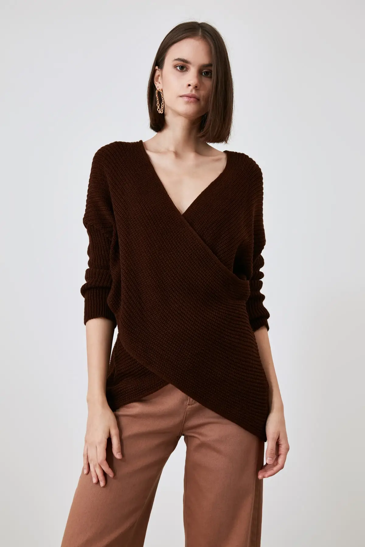 

Trendyol Double Breasted Knitwear Sweater TWOAW21KZ2376