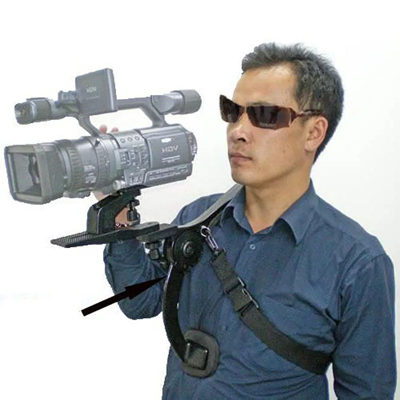 

Professional New Video Capture Stabilizer Bracket Shoulder Rig For Canon Nikon DV DSLR HD Digital Camera CamcorderCD