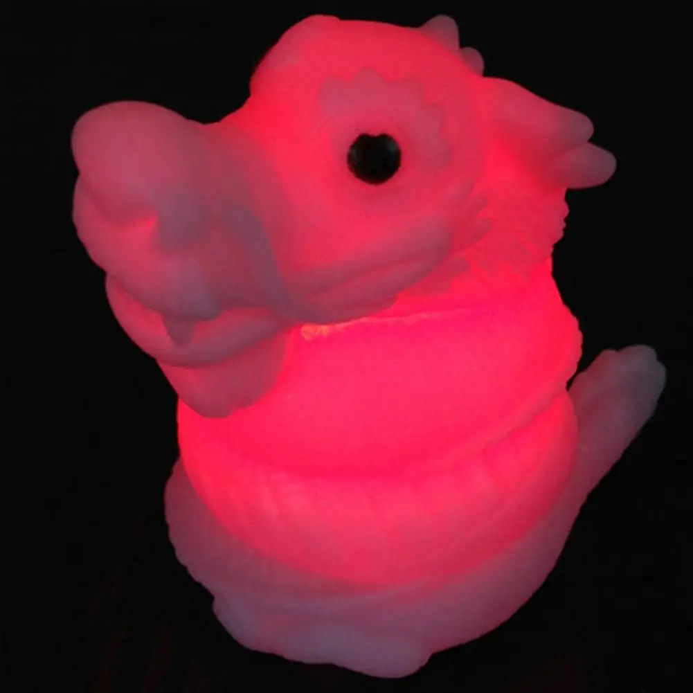 Милый китайский зодиак в форме животных светодиодный мигающий меняющий цвет