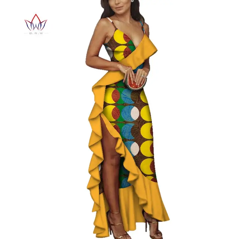 Летние женские традиционные платья в африканском стиле брендовая одежда на
