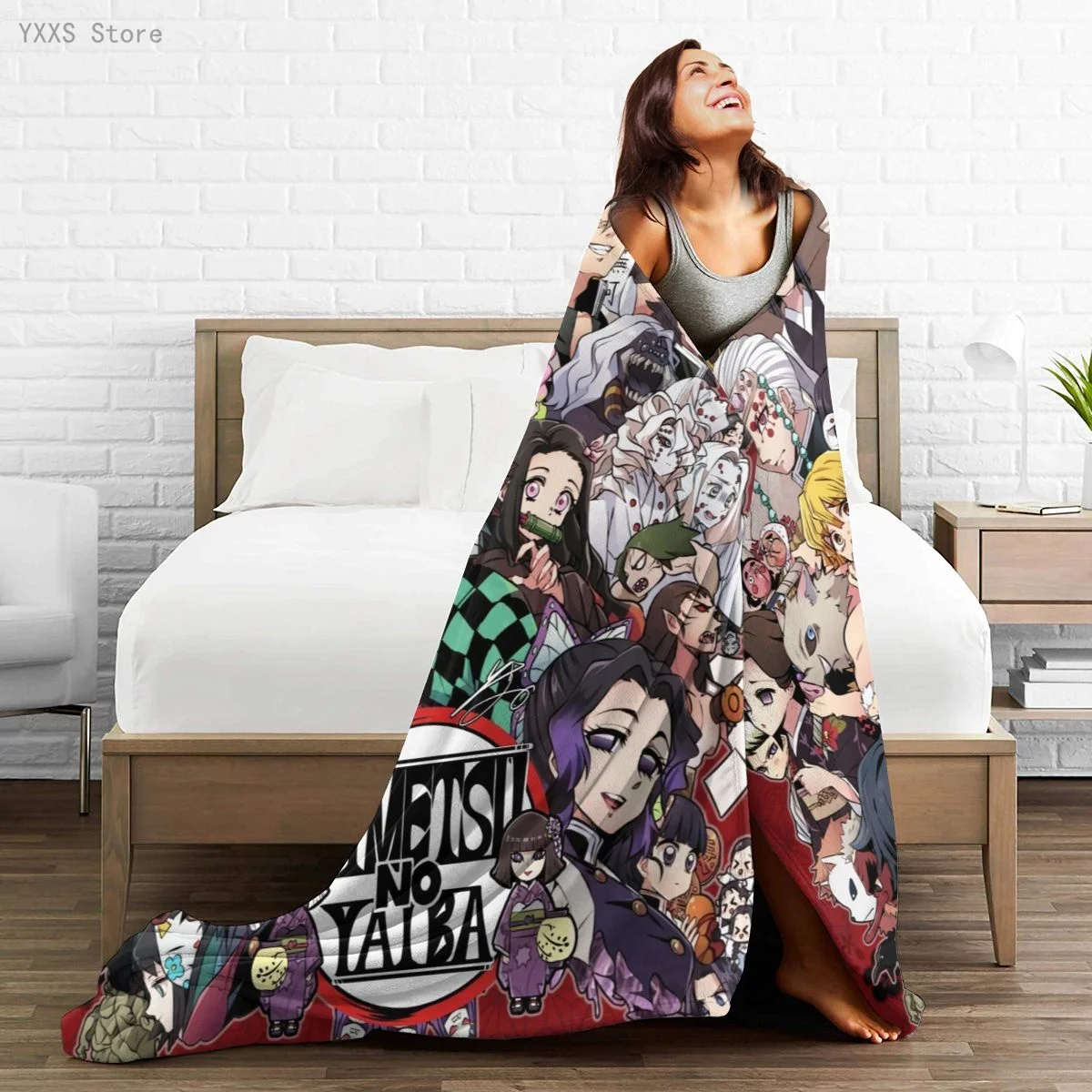 

Anime 3D printed Ultra-Soft Micro Fleece Blanket flannel throw Sherpa bedspread bedding sofa picnic fur soft blanket 300336906