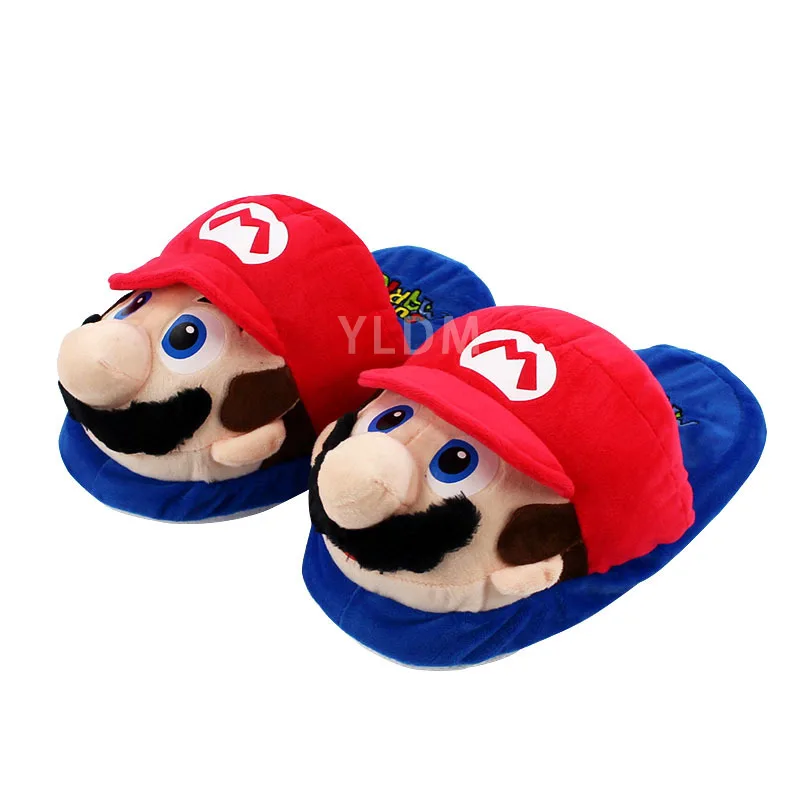 Лидер продаж симпатичные Тапочки в стиле Super Mario Kawaii куклы игрушки обувь Луиджи
