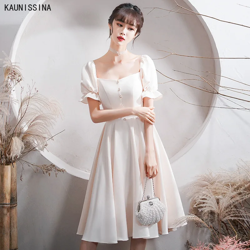 Платья для подружек невесты свадебные вечерние платья женщин с коротким рукавом