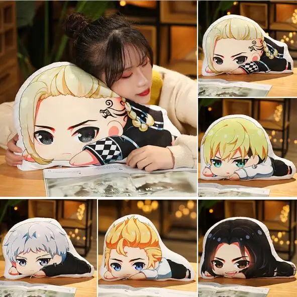 

Tokyo Revengers Plush Toy Stuffed Soft Anime Manjiro Ken Takemichi Hinata Atsushi Pillow Cushion Toy Christmas Gift