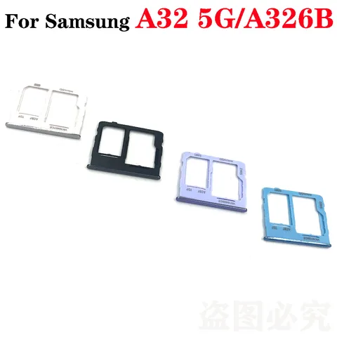 Для Samsung Galaxy A32 / A325F 4G / A326B 5G Sim Card Reader Holder Sim Card Tray Holder Slot Adapter