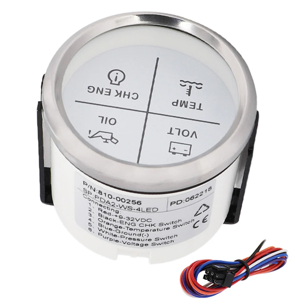 Цифровой вольтметр для мотоцикла измеритель давления масла температуры воды