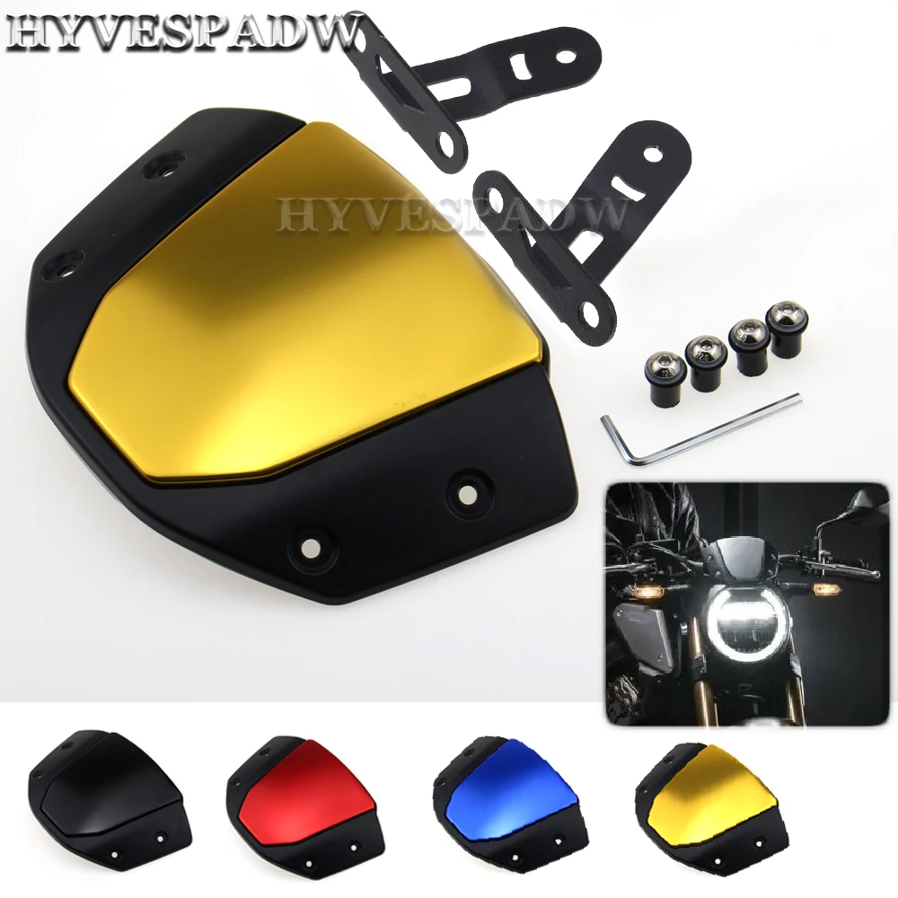 

Ветровой экран на лобовое стекло мотоцикла, передний экран для CB125R CB150R CB300R CB250R CB 125R 150R 250R 300R, аксессуары, подарочная наклейка