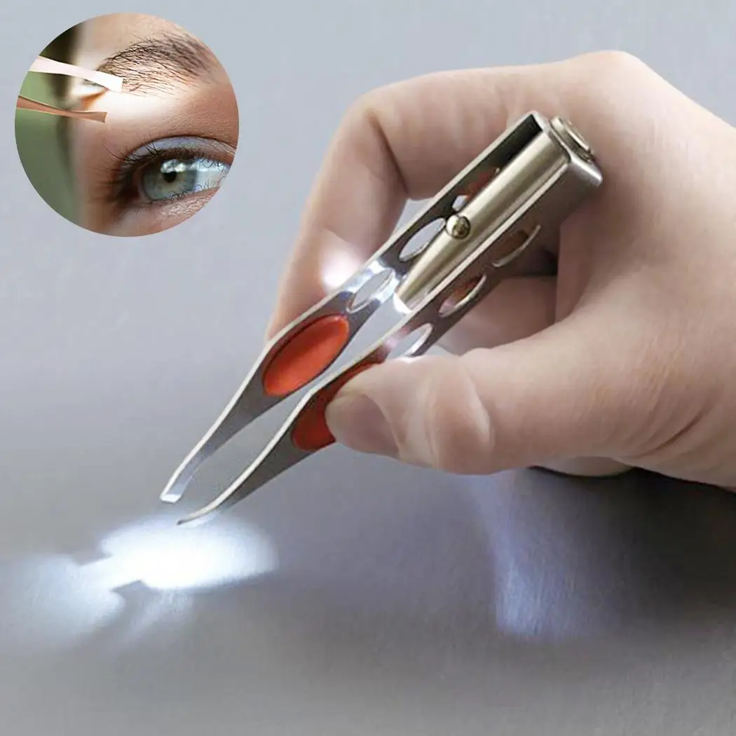 Домашний салон ресниц глаз инструмент светодиодный из нержавеющей стали макияж
