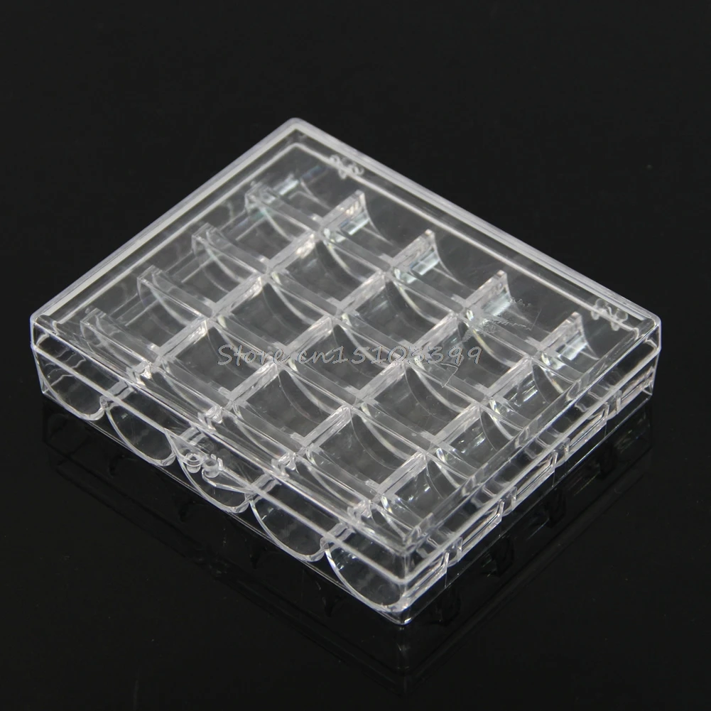 

Hot Selling 25Pcs Plastic Empty Bobbins Case Tool Bag Box For Brother Janome Singer Sewing Machine Drop Ship