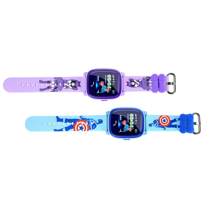 DF25 children's smart watch remote positioning monitoring call color depth waterproof button touch screen for android ios | Наручные
