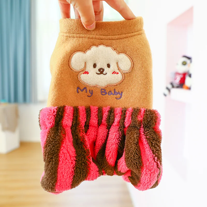 

Зимний комбинезон, теплая одежда для собак, одежда для маленьких собак, пальто для домашних животных, костюм для милого щенка, одежда для соб...