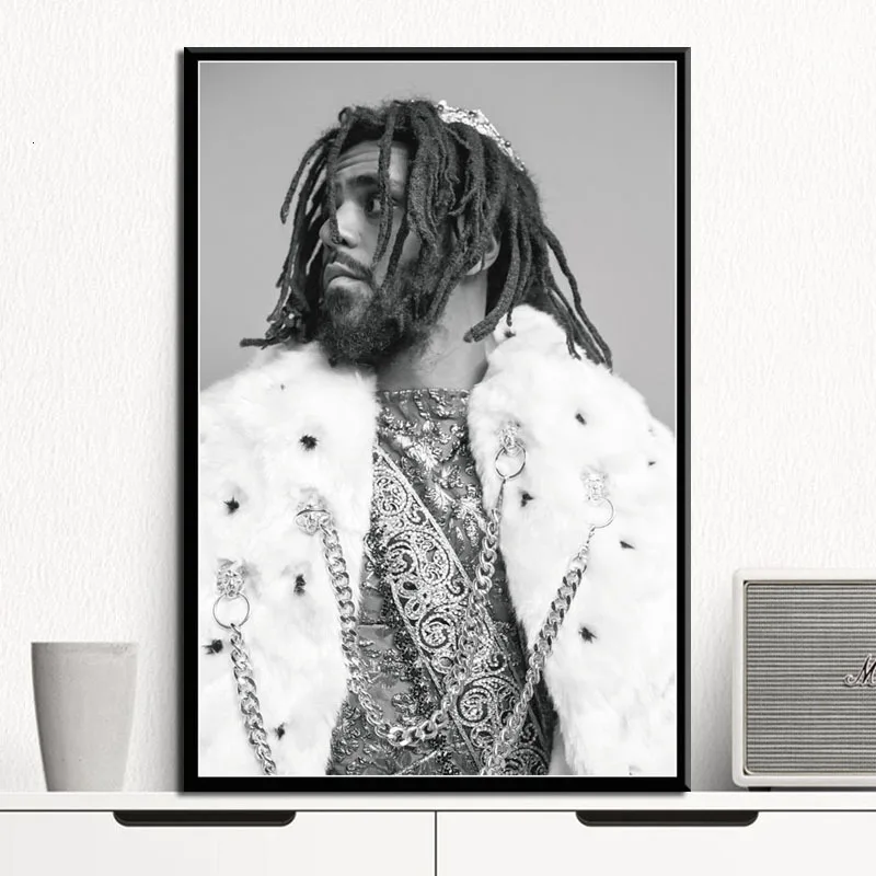 J Cole рэп хип хоп музыка звезда певец рэпер художественная живопись винтажный