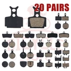 Дисковые Тормозные колодки для велосипеда SHIMANO SRAM AVID HAYES MAGURA, запчасти для горного велосипеда, 20 пар (40 шт.)