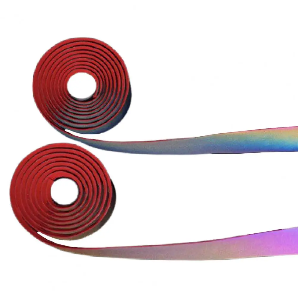 

2Pcs EVA Faux Leather Road Bicycle Bike Handlebar Gradient Color-Changing Straps Bicycle Slip Straps Bike Handlebar Accessories