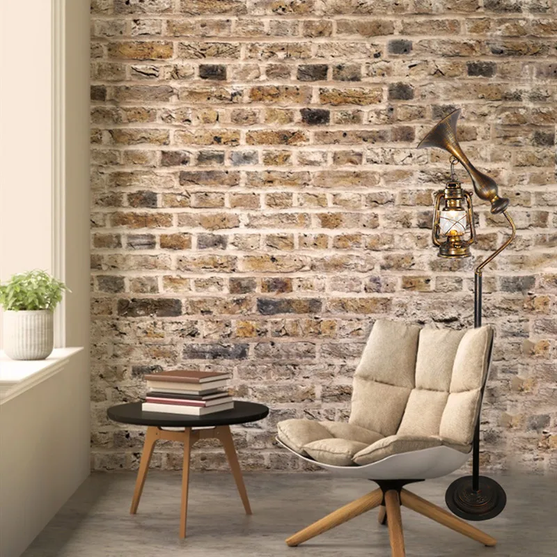 

Industrial Vintage Floor Lamp Living Room Bedroom Indoor Decoration Retro Lighting E27 Old Design Kerosene Lamp