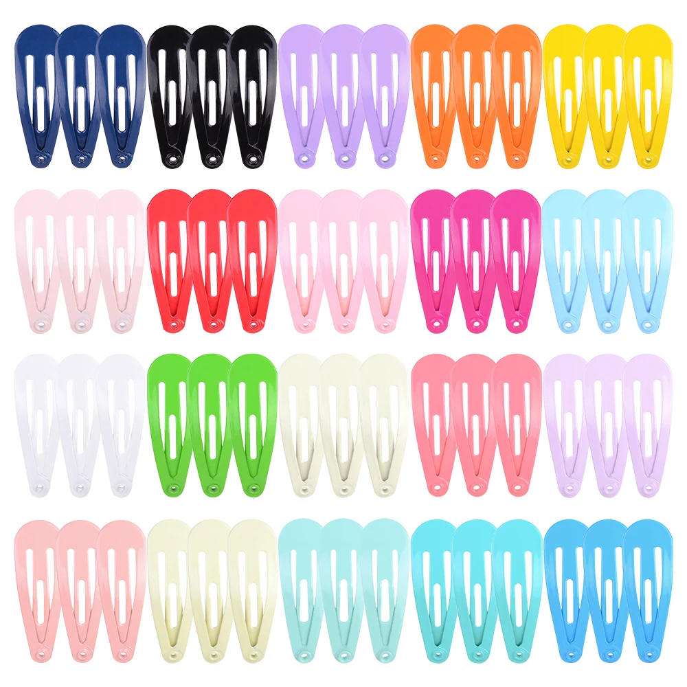 

20 шт./лот новые женские милые красочные заколки в форме капли воды милые заколки для волос заколки-пряжки модные аксессуары для волос