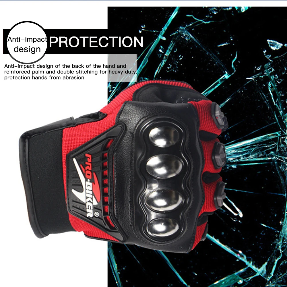 Перчатки для мотоциклистов из искусственной кожи Guantes Luvas Moto жесткие перчатки