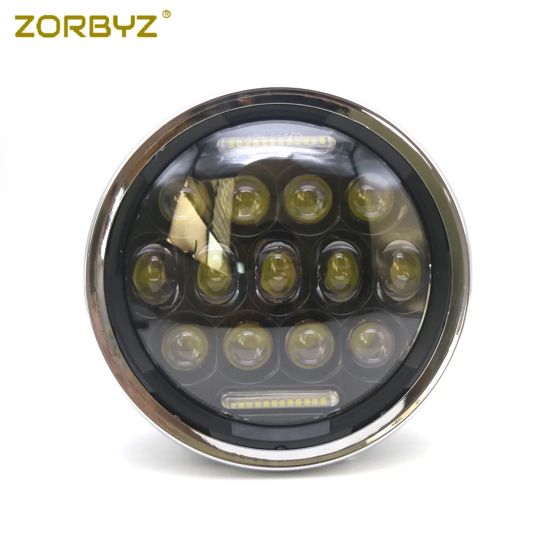 ZORBYZ светодиодный передние фары для мотоцикла белый Ангел глаз головной свет Harley