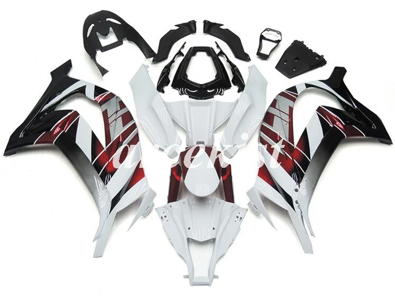 

Новый ABS полный обтекатель комплект подходит для Kawasaki Ninja ZX-10R 2011 2012 2013 2014 2015 zx10r 11 12 13 14 15 Боди Набор красный белый JP