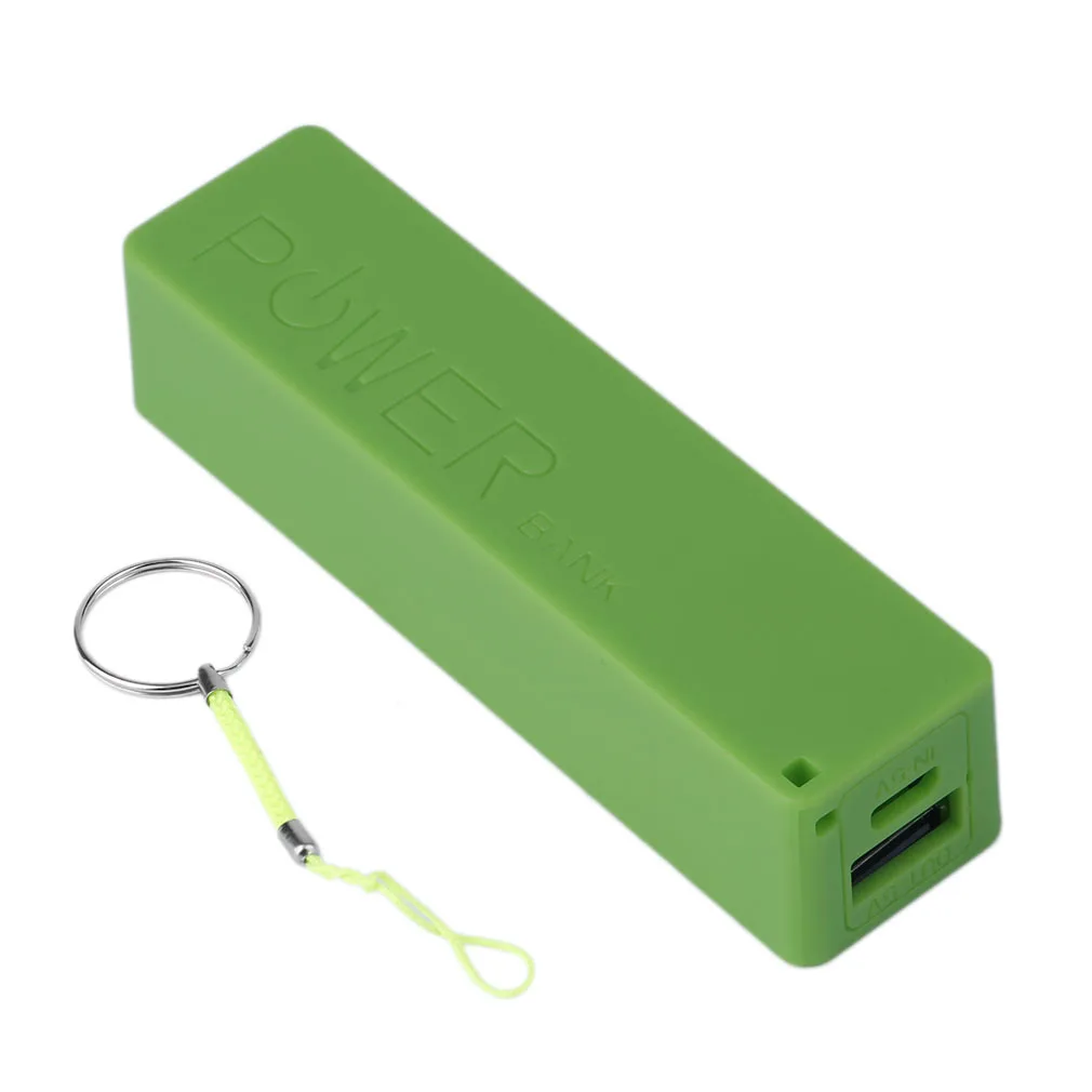 2600mAh портативный размер без батареи Powerbank 1*18650 Батарея Внешняя резервная батарея