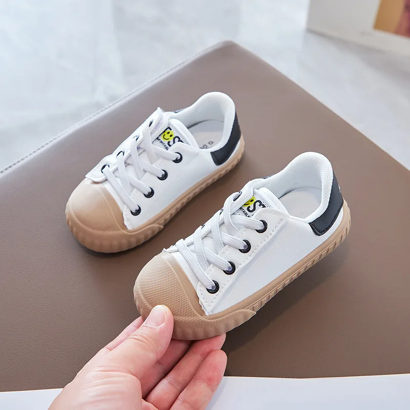 Zapatos c&oacute;modos de suela suave para beb&eacute;, zapatillas de lona informales antideslizantes para ni&ntilde;os y ni&ntilde;as, de oto&ntilde;o, nuevos-1