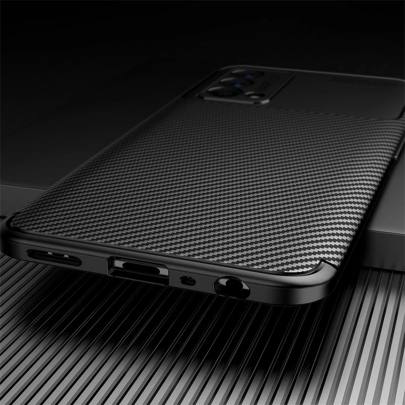 for realme q3 pro carnival case silicone slim carbon fiber back case for realme q3 pro carnival cover for realme q3 pro carnival free global shipping