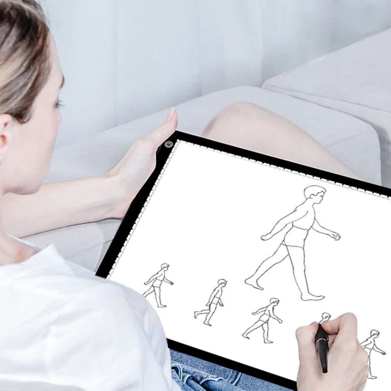 Elice телефон со светодиодной подсветкой для трассировки тетрадь с регулируемой