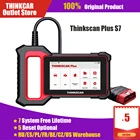THINKCAR Thinkscan Plus S7 OBD2 автомобильный сканер, подушка безопасности, DPF, сброс, OBD2 считыватель кодов, все системы, бесплатные обновления, Автомобильные диагностические инструменты