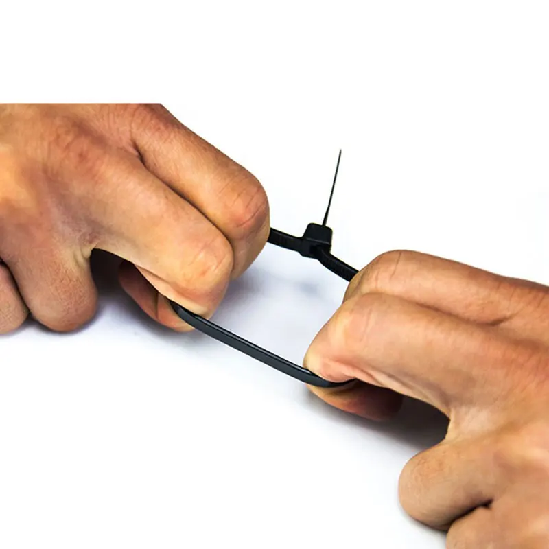 MENFLY 100 шт. нейлоновые кабельные стяжки для улицы черный самоблокирующийся