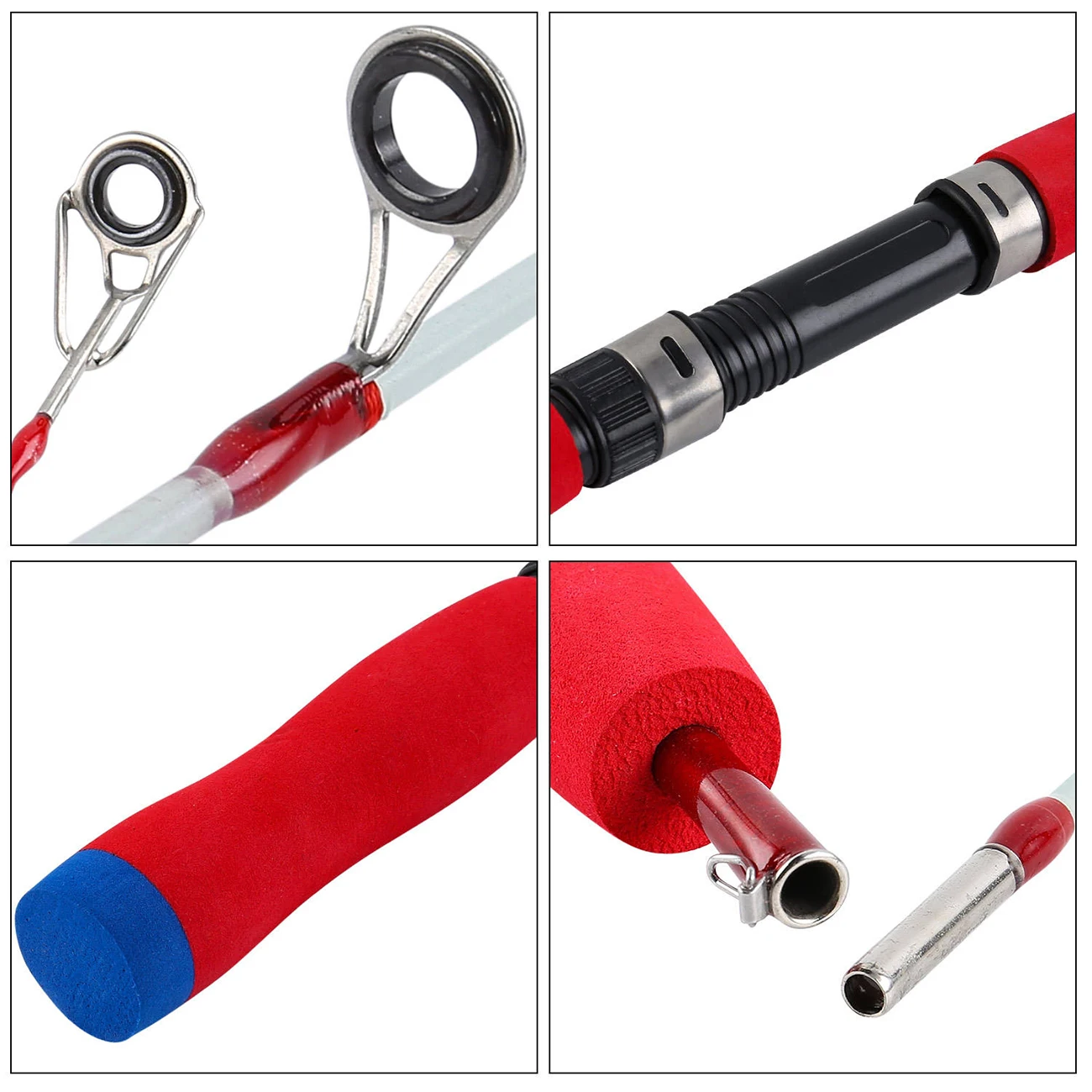 

1Pc Winter Shrimp Ice Fishing Rod Ultralight Portable Winter Fishing Rod Spinning Casting Ice Winter Mini Fishing Pole Tackle