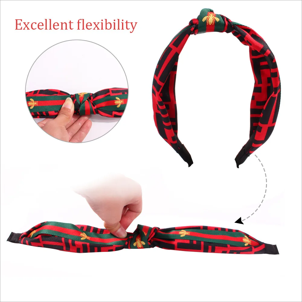 No Slip Stay on Knotted Headband Elastic Hairband Hair Accessories for Girls Head Band Women |