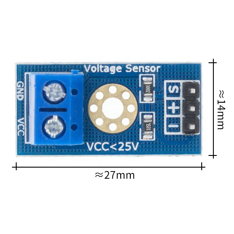 Voltage Sensor Умная электроника постоянного тока 0-25 в стандартный модуль датчика напряжения тестовые электронные кирпичи умный робот для Diy Kit - Цвет: Voltage Sensor
