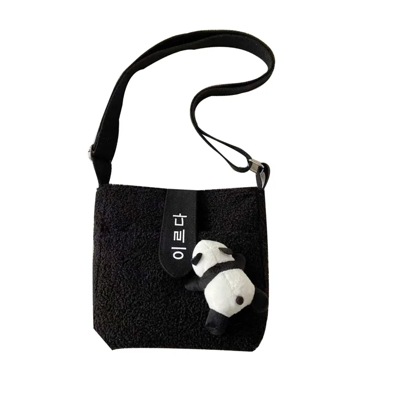 

Cute Plush Bags For Women New New Casual Crossbody Bag Tide Japanese Mini Street Phone Shoulder Bag Ins Luxury Student Fashion