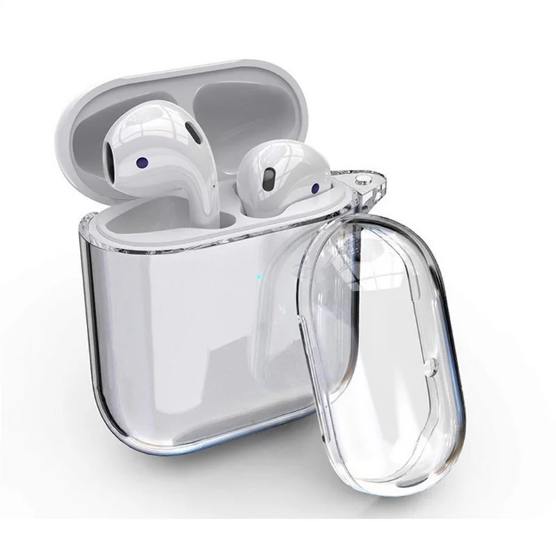 

Crystal Cute Earphone Case For Apple AirPods Case Silicone Transparent Protective Cover For Airpods Accessories Charging Box