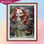 Набор для алмазной вышивки Девочка с большими глазами