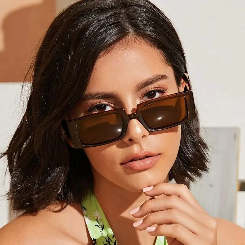 

Retro Square Women Sunglasses Fashion Sun Glasses Small Frame UV400 Luxury Street Eyewear Oculos De Sol очки солнечные женские