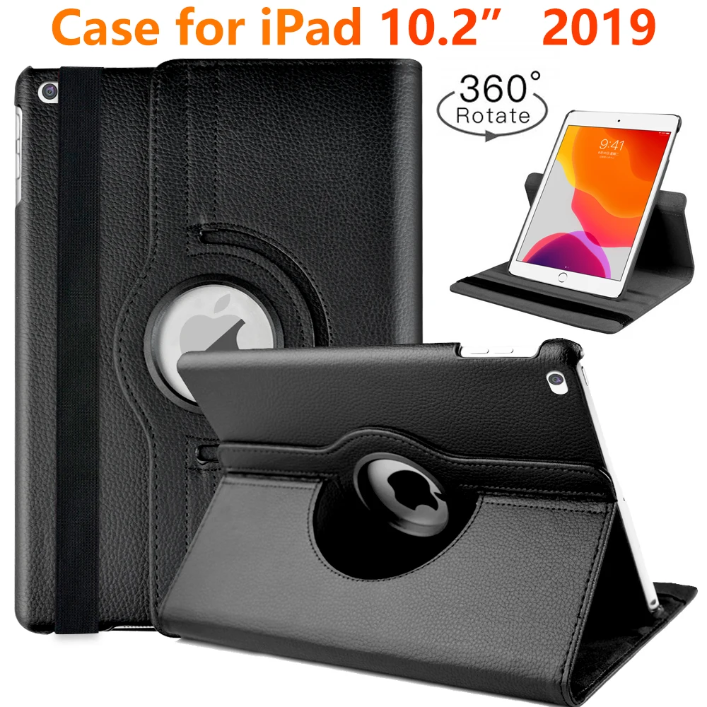 Чехол для apple iPad 10 2 2019 чехол 7th A2197 A2198 A2200 планшета 360 градусов вращающийся