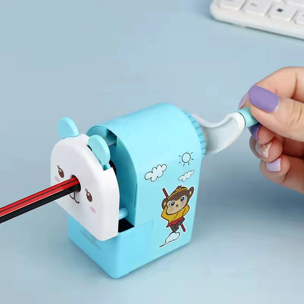 

1Pcs Cute Cartoon Automatic Pencil Sharpener Convenient Hand Sharpener Pen Mechanical Sharpener Students Prize Stationery