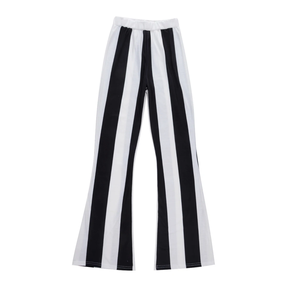 

2021 Women Wrapped Vest Ruffle Trousers Suit Stripes Printed Sleeveless Bare Navel Sexy Clothes Summer Party